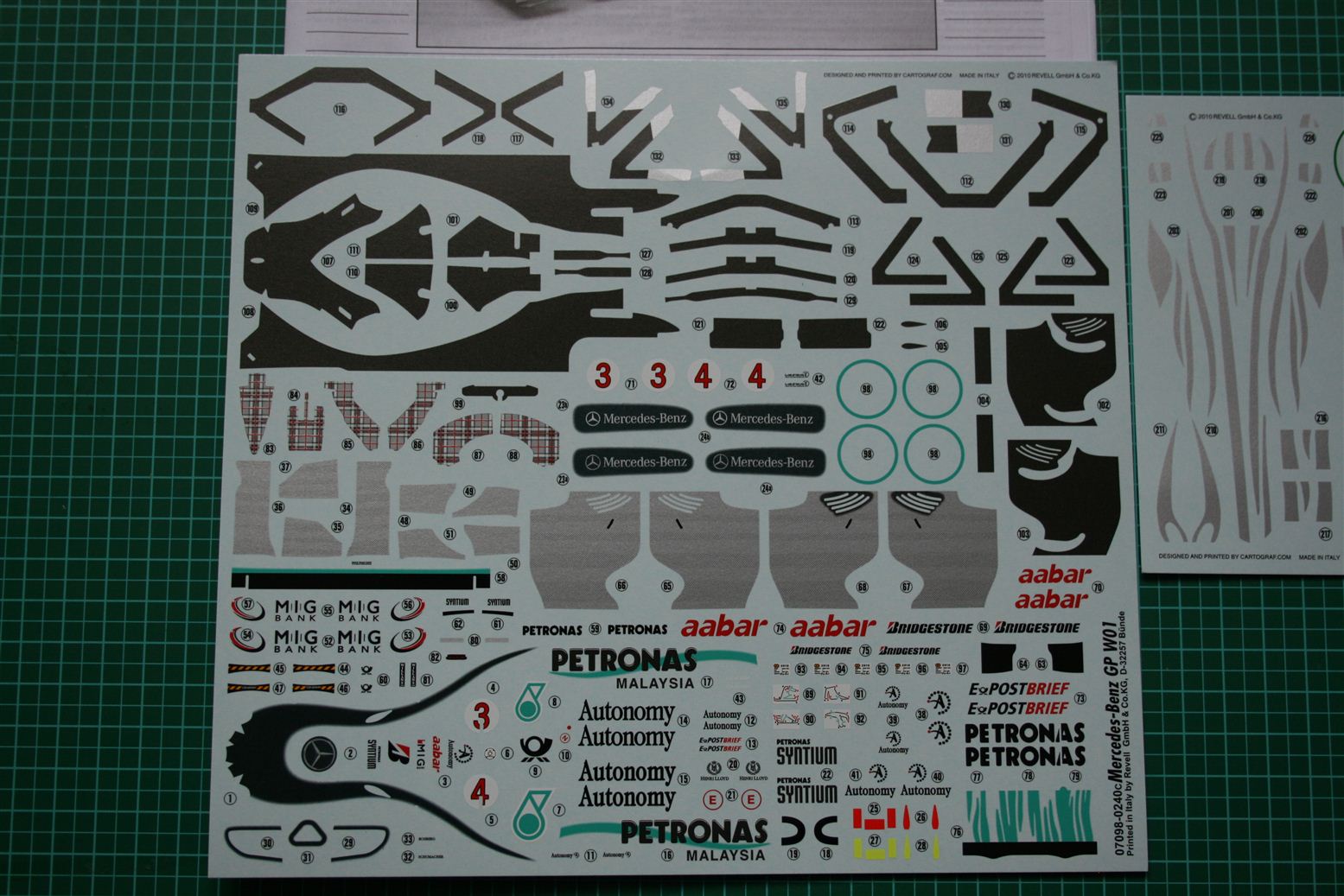 Revell 1/24 Mercedes GP Petronas MGP W01